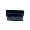 Automotive OBD2 mannelijk 16-pins connector verguld 90 ° bochtpin OBD-stekker J1962M 2,54-pins verguld