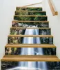 Adım merdivenleri güzelleştirme dekoratif zemin kesintisiz çıkartma yaratıcı manzara merdiven sticker8782800