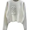 Женские трикотажные футболки 23ss, свитер, осенний модный топ с длинными рукавами, элитный тонкий пуловер, дизайнерское пальто, свитер, белая тонкая трикотажная рубашка, женская одежда RQSO
