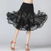 Stage Wear Ballroom Dance Skirts Women Latin Tango Modern Dancing National Standard Waltz Flamenco Competition Dress