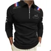 F1 Team Clothing Lapel T-Shirts For Men And Women Fans Plus Size Custom Long Sleeve Racing Shirts Drop Delivery Dhc1O