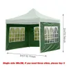 Abris portables en tissu Oxford, imperméable à la pluie, pare-soleil de jardin, mur latéral, couverture de remplacement de tente, accessoires de gazébo