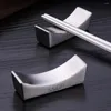 Pauzinhos Chinês Titular 304 Aço Inoxidável Japonês Coreia Sticks Rest Stand Metal Reutilizável Colher Utensílios de Cozinha