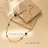 Collier ras du cou rétro coloré en pierre naturelle irrégulière pour femmes, à la mode, cadeau de Banquet, bijoux, vente directe en gros