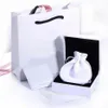 New Brand Boxes White Bracelet Packaging Fit Original European Charm Bracelet Ring Fine Jewelry Gift Box225I