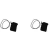 Подвески: 2 шт., магнитная застежка из нержавеющей стали, броня-цепочка, кожаный шнур, ожерелье черного цвета — ширина 4 мм, длина 75 см