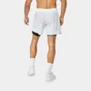 LL-33 Short de course 2-en-1 pour homme Short de yoga Short de sport de course Pantalon d'entraînement respirant Vêtements de sport pour adultes Exercice physique