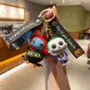 Keychain Anime Christmas Eve Horror Night Christmas Car Bag Accessories PVC Backpack pendant Kids Gift