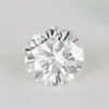 Erbjud certifikattestet positivt ij färg runda briljant snitt 1ct 6 5mm VVS Clarity Lab odlad Moissanite diamant för örhängen1278s