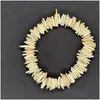 Beaded Women Girl Mticolor Hawaii Puka Shell Elastic Armband Strands For Party Travel Beach Fashion Jewelry Accessories Drop Delive Dhaw5