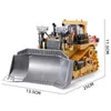 1 24 24G Afstandsbediening Crawler Zware Bulldozer Dump Truck 9 Kanaals Kinderen RC Techniek Voertuig Kinderen Speelgoed voor Jongens Gift 231229