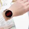 Wristwatches Electronic Watch Foreign Trade Ladies Fashion LED Explosion Digital Display Feminine Temperament Quartz