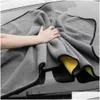 Overige verzorging Reinigingsgereedschap 160X60Cm Dikke P-microvezelhanddoek Autowasaccessoires Superabsorberende detaillering Doek Drogen Handdoeken Drop Dhfuz