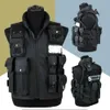 Jackets 11 Pockets Tactical Vest Men Hunting Vest Outdoor Waistcaot Military Training Cs Waistcoat Swat Protective Modular Security Vest