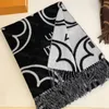 Luxusmarke Schal Monogramm Blumendruck Kaschmir Damen Schals Designer Schals Damen Winter Großer Schal Wärme Vielseitig Wolle Pashmina SDLX