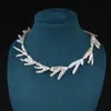 Halsketten Schlüsselbein-Halskette, natürliche Krallenform, Süßwasser-Barockperlen-Choker-Halskette