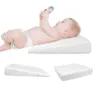 Baby-Schlafpositionierer, weißes Stubenwagen-Baby-Keilkissen, verhindert Plattkopf, Anti-Reflux, erhöhte Koliken, Kissen, Formkissen 224471675