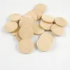 100Pcs 15-40mm Natural Color Round Wooden Beads Straight Hole Charms Bead Jewelry Accessories Necklace Earrings Bracelet DIY Makin317u