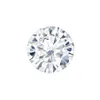 Offrez le certificat Test positif IJ couleur ronde brillant coupe 1ct 6 5mm VVS clarté laboratoire cultivé diamant Moissanite pour boucle d'oreille 1278s