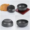 Dinnerware Sets Multifunction Japanese Sizzling Pot Cast Iron Reusable Korean Cuisine Bowl