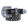 Momen Fashion Mirror Quality Rhinestone Belt Rock Gold Backle Men Crystal Belts幅3.8cm側の金属青銅のバックルベルト