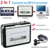 Auricolari Usb2.0 Nastro portatile per PC Super Cassette per Mp3 Audio Musica Cd Lettore digitale Convertitore Registratore di acquisizione + cuffie