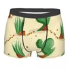 Onderbroek Heren Boxer Sexy Ondergoed Zachte Lange Boxershorts Cactus Met Doornen Mannelijke Slipje