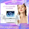 Apparatuur Hoge kwaliteit RF Professioneel gezichtslichaam 2 in 1 diepe radiofrequentie Microneedling-machine Gouden Rf fractionele microneedle-machine