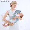 Ergonomie insulaire bébé fronde Portable enfant sacs à dos épaississement épaules 360 sweat à capuche ergonomique kangourou 0-36 mois 231230