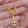 Äkta 18K guld diamant ginkgo bladhänge halsband för kvinnor enkel zirkon halskedja för kvinnor fina smycken gåvor 231229