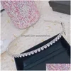 Bandons Luxury P Brand Triangle Bling Diamond Fashion France France Style Leigner Designer Shining Crystal CZ Zircon Summer Hair Clip Hea Dhol7