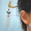 Chinesischer Stil, Schmetterlings-Anhänger, Haarnadel-Clips, elegante Haarstäbe, Vintage-Quasten-Haarnadeln für Frauen und Mädchen, Haar-Accessoires