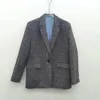 French S Family 22 Autumn/Winter Vintage Elegant Temperament Colored Thousand Bird Plaid Woolen One Button Suit Coat 231229