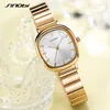 Relógios de pulso Relogio feminino Sinobi Golden Woman's Relógios Moda Casual Senhoras Quartz Top Marca Elegante Relógio Feminino