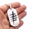 Naszyjniki wisiorek 10 szt. Dead by Daylight Naszyjnik Srebrny Dog Tag Prezent Mężczyźni Kobiety Gra Choker Jewelry Akcesoria YS117652984