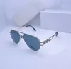 2024 Top Luxus Oval Rahmen Sonnenbrille Polaroid Objektiv Designer Damen Herren Goggle Senior Brillen für Frauen Brillen Pilot Vintage Metall Sonnenbrille 3627