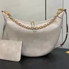 Loop Hobo Bag Womener مصممة Crossbody حقيبة يد كرواسان أكياس سلسلة نصف القمر تحت إشراف المحافظات سعة كبيرة حقائب الكتف