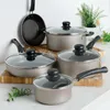 Cookware Sets 9-Piece Non-Stick Set Champagne