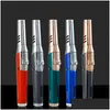 Lighters Torch Gas Gun Lighter Metal Windproof Elbow Cigar Cigarette Refill Jet Bbq Kitchen Cooking Tool Jewelry Welding Gifts Drop Dh8Yl