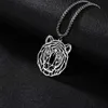 Hanger Kettingen LIKGREAT Punk Wolf Ketting Voor Mannen Vrouwen Trendy Holle Dier Tijger Leeuw Gothic Rvs Jewelry2724