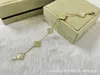 Projektant biżuterii luksusowa bransoletka łańcuch łącza VCF kalejdoskop 18K Gold Van Clover Bransoletka z błyszczącymi kryształami i diamentami idealny prezent dla kobiet dziewczęta 3zyk