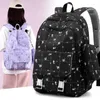 Skolväskor Kvinnor ryggsäck för flickor tonåringar Middle Student nylon Korean Bagpack