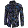 Camicie casual da uomo Camicia stampata con motivo astratto fine Abbigliamento da strada Moda Top Traspirante Confortevole