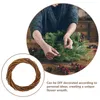 Decoratieve Bloemen Krans Maken Cirkels Rieten Ronde Kerst Decor Slinger Ringen Thuis Materiaal Voor Interieur DIY