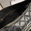 Sac d'aéroport élégant pour femme, sac à bandoulière 37 cm en cuir diamant doré avec boucle en métal, sac à main de luxe, sac à bandoulière, sac sous les bras, multi-poches, sacs de voyage