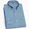 Camicie casual da uomo Camicetta da uomo d'affari primaverile alla moda Camicia Blaine con ricamo Harmont a maniche lunghe scozzese taglia Asia