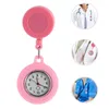 Pocket Watches Unisex Nursing Watch Hand Clip-on Retractable