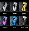 Windproof arc Lighter USB Electronic Charging Cigarette Lighter With Power Display for Outdoor Camping Men's Gift