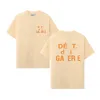 Męskie projektanty galerie T-shirt luksusowa marka T koszule męskie damskie krótkie rękawie letnie koszulki przyczynowe Hip Hop Streetwear Krótkie ubrania Ubrania Ubrania Ubrania Różne kolory-5