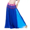 Stage Wear Professional Sexy Belly Dance Costume Skirt Chiffon Double Color Skirtbelly Modern